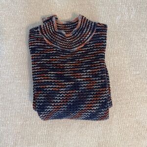 TREASURE & BOND crochet sweater with shoulder pads